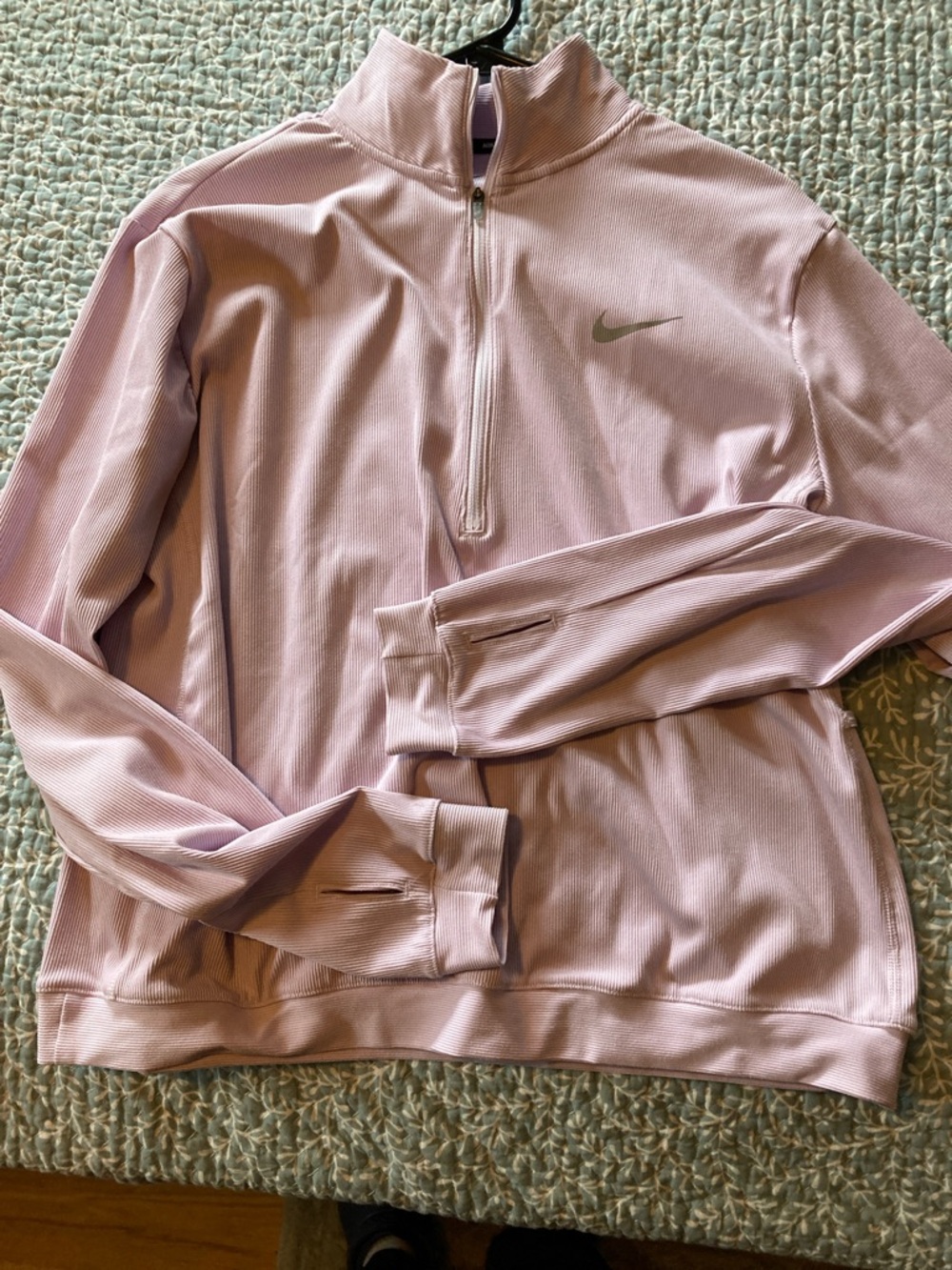 Nike Light Lavender Half-Zip Athletic Pullover